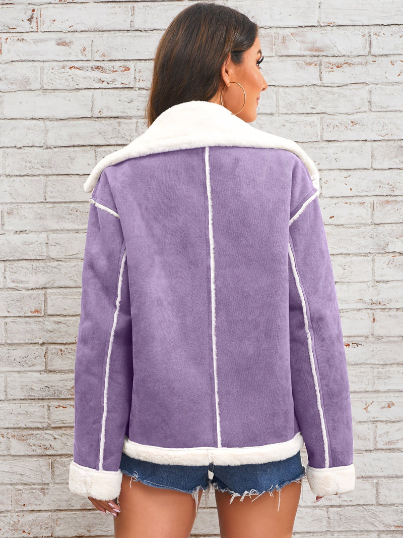 Cozy Chic Lapel Jacket – Winter Warmth Redefined