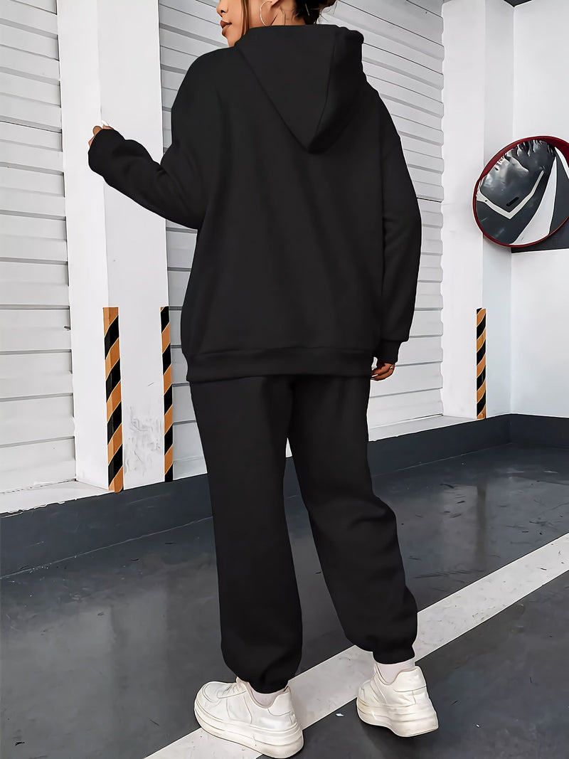 Geo-Chic Hoodie & Pants Set