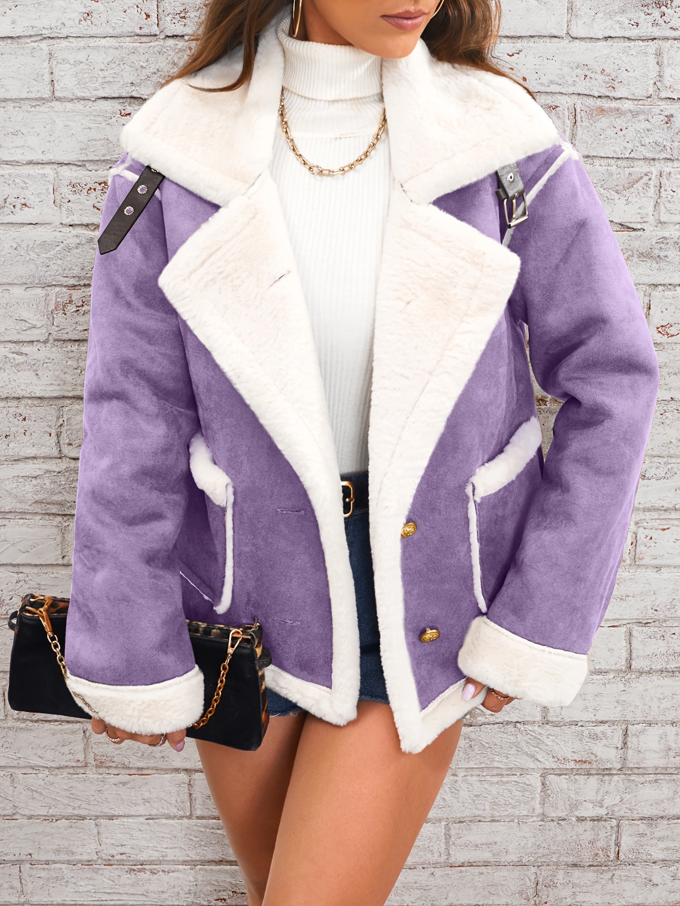 Cozy Chic Lapel Jacket – Winter Warmth Redefined