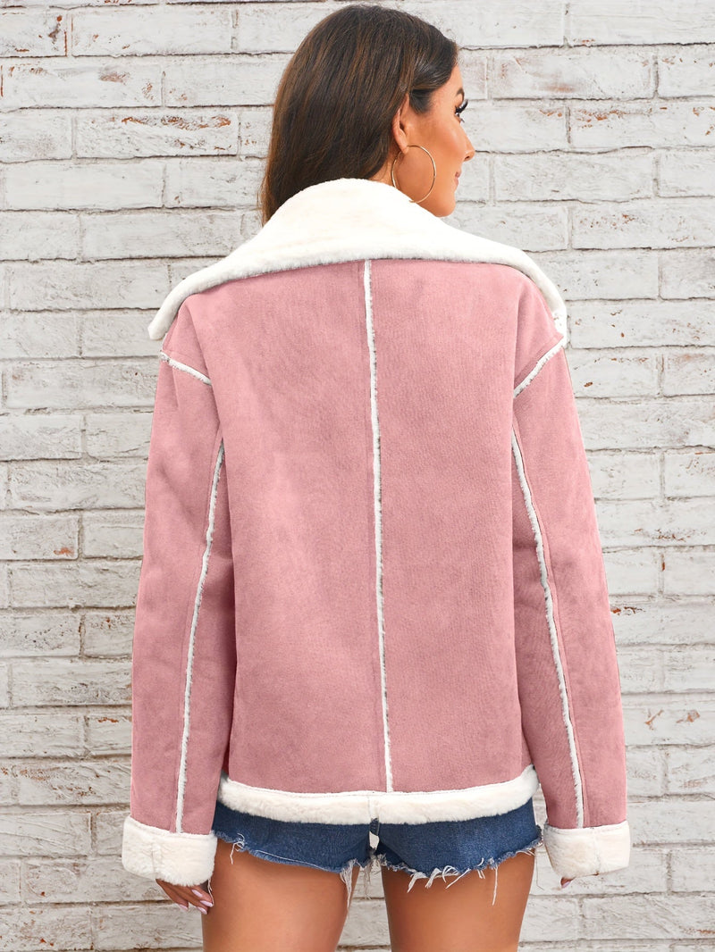 Cozy Chic Lapel Jacket – Winter Warmth Redefined