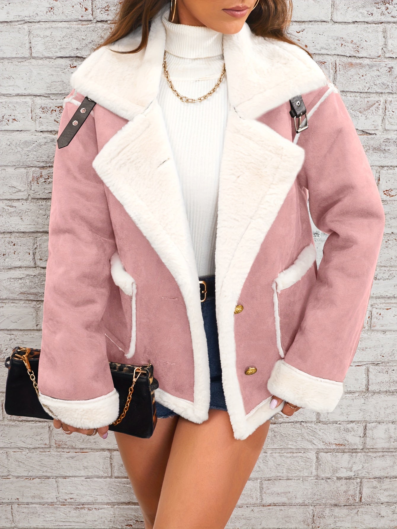 Cozy Chic Lapel Jacket – Winter Warmth Redefined