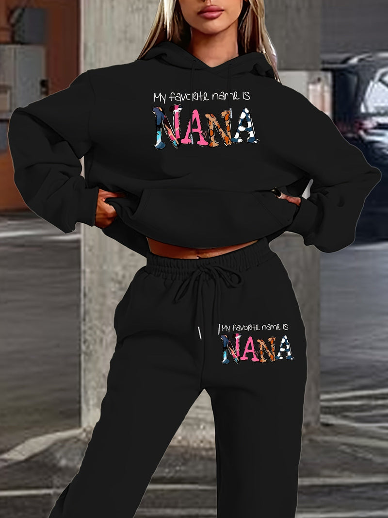Geo-Chic Hoodie & Pants Set